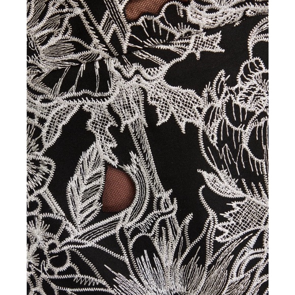 NWT MARCHESA NOTTE Guipure lace mini dress 6 - Picture 5 of 11